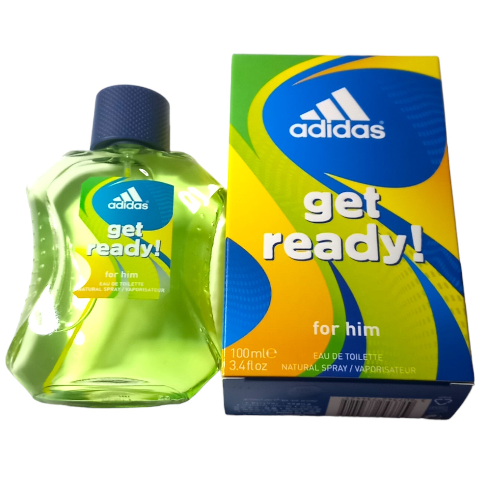 Adidas Men EDT Spray 1x100ml Get Ready Eau De Toilette Fragrance Aftershave Man