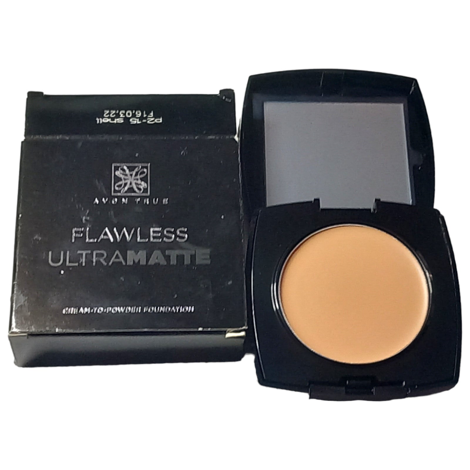Avon Cream-to-powder Foundation 10g Shell Matte True Flawless Ultra Make-up