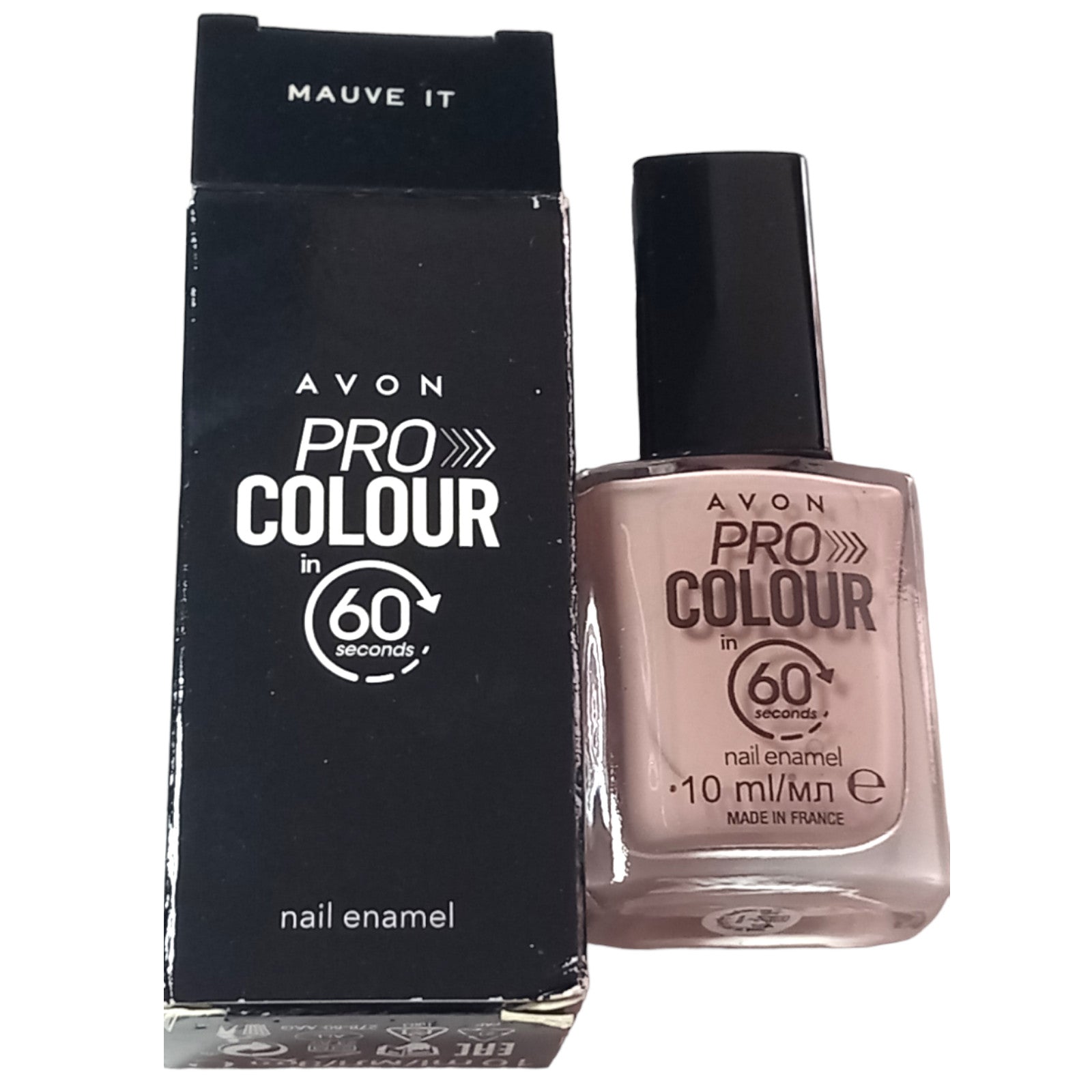 Avon Nail Polish Varnish 10ml Mauve It Purple Colour 60 Seconds Shine Nails