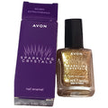 Avon Nail Polish Varnish 10ml Golden Extravanganza Colour Sparkling Crystals