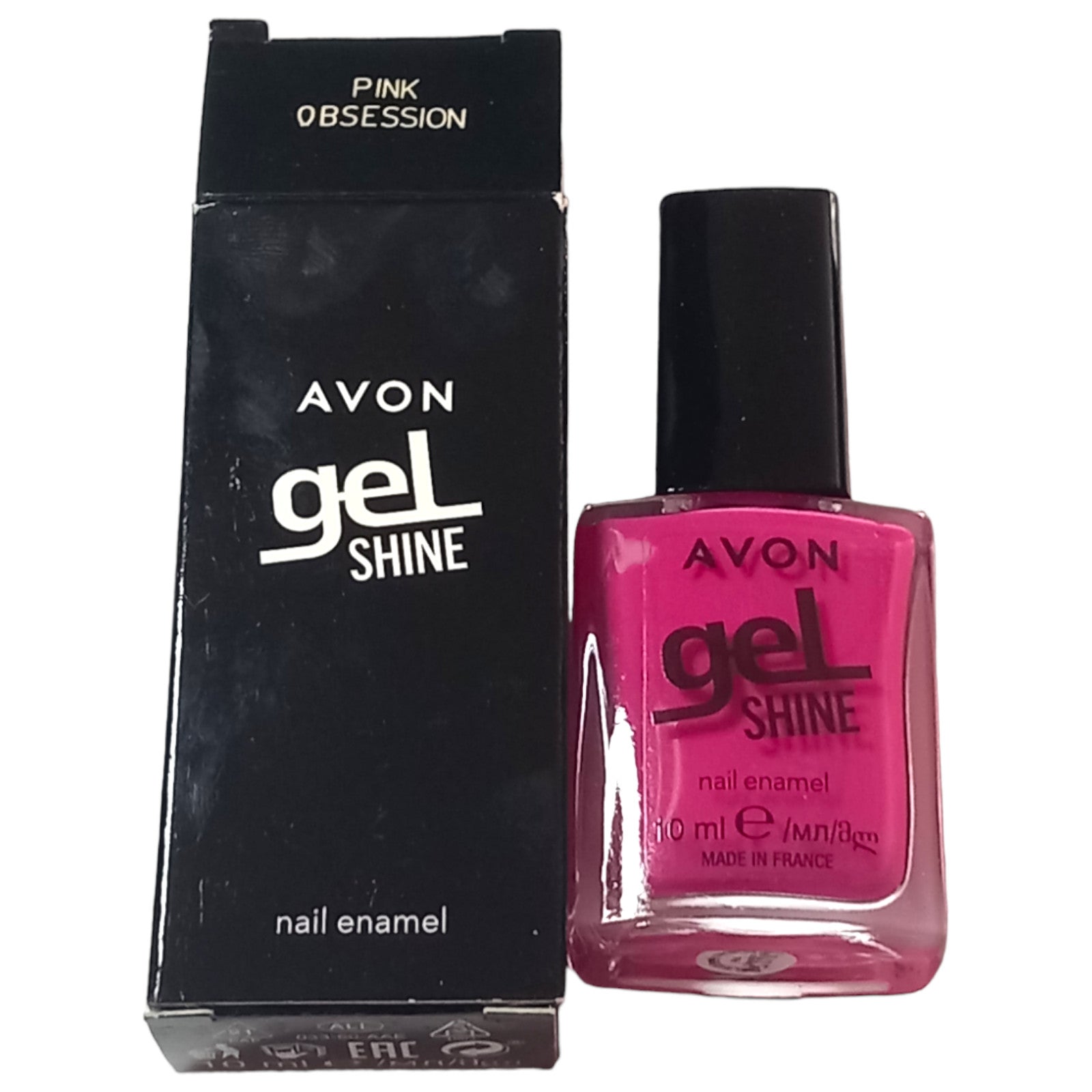 Avon Nail Polish Varnish 10ml Pink Obsession Gel Shine Enamel Colour Nails Tip