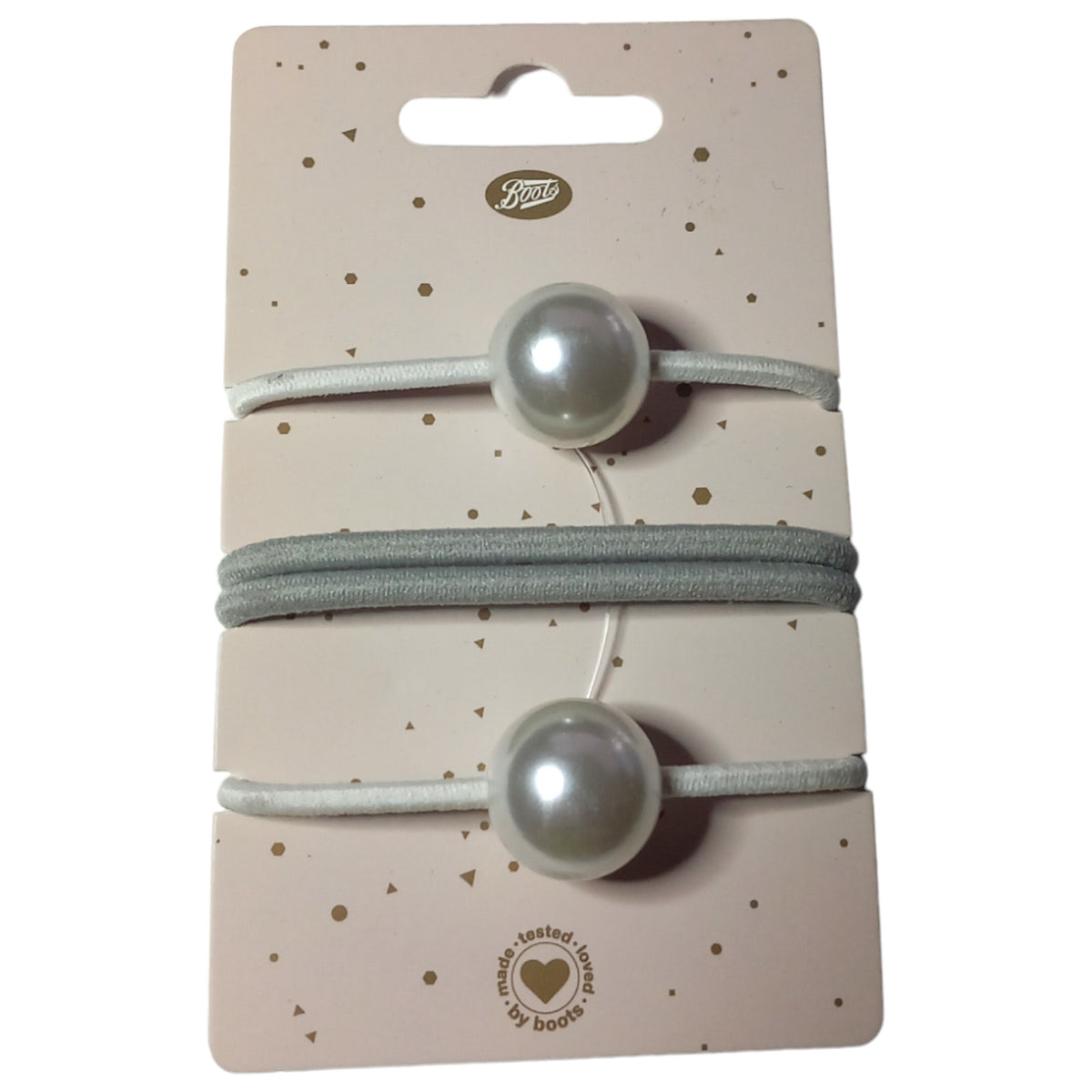 Boots Bobbles Grey Pearl Decorative Hair Bands 4s Accessory Style Color Ponyband