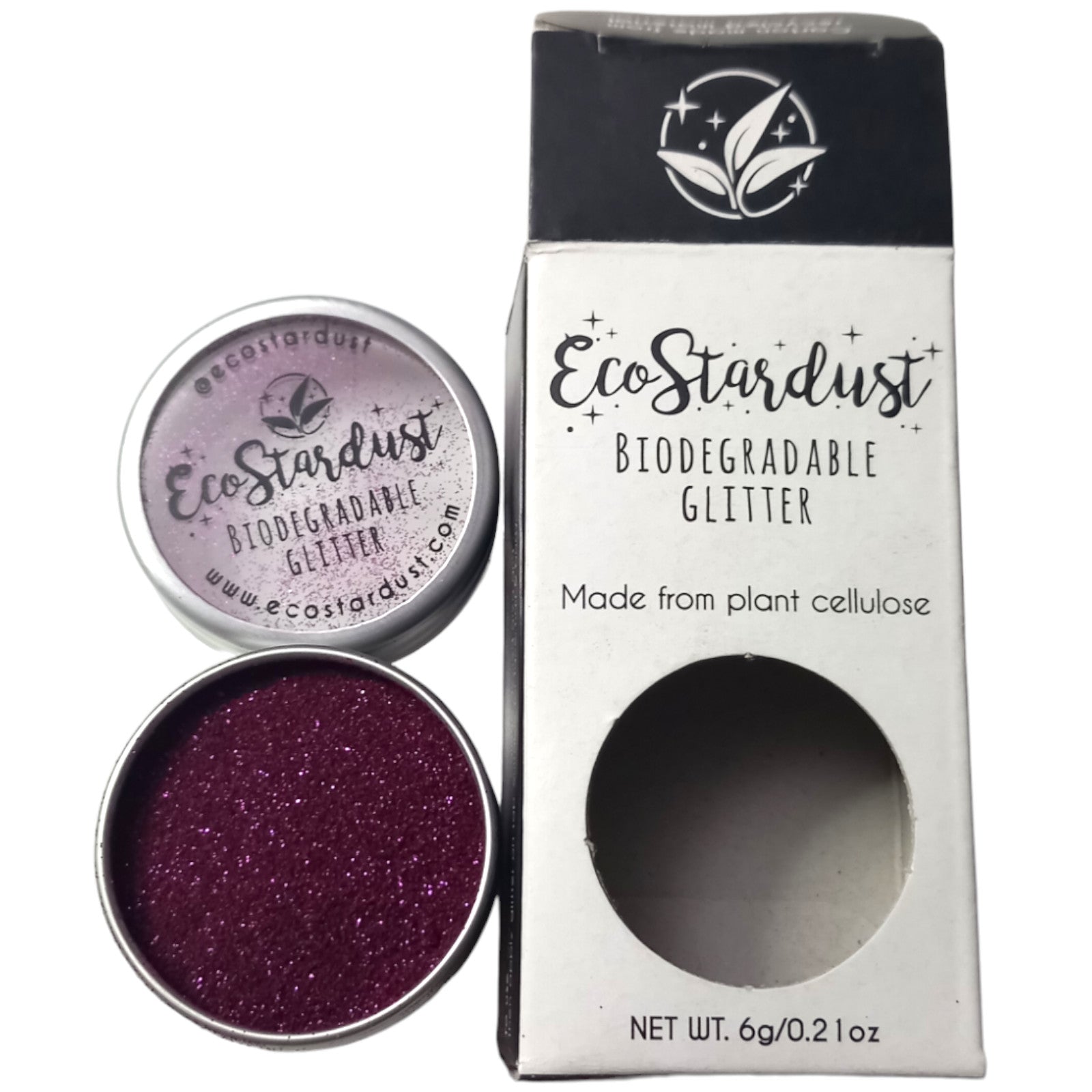 Body Glitter Eco Stardust Valerian 6g Friendly Vegan Cosmetic Purple Colour