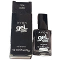 Avon Nail Polish Varnish 10ml Total Eclipse Black Gel Shine Enamel Colour Mani