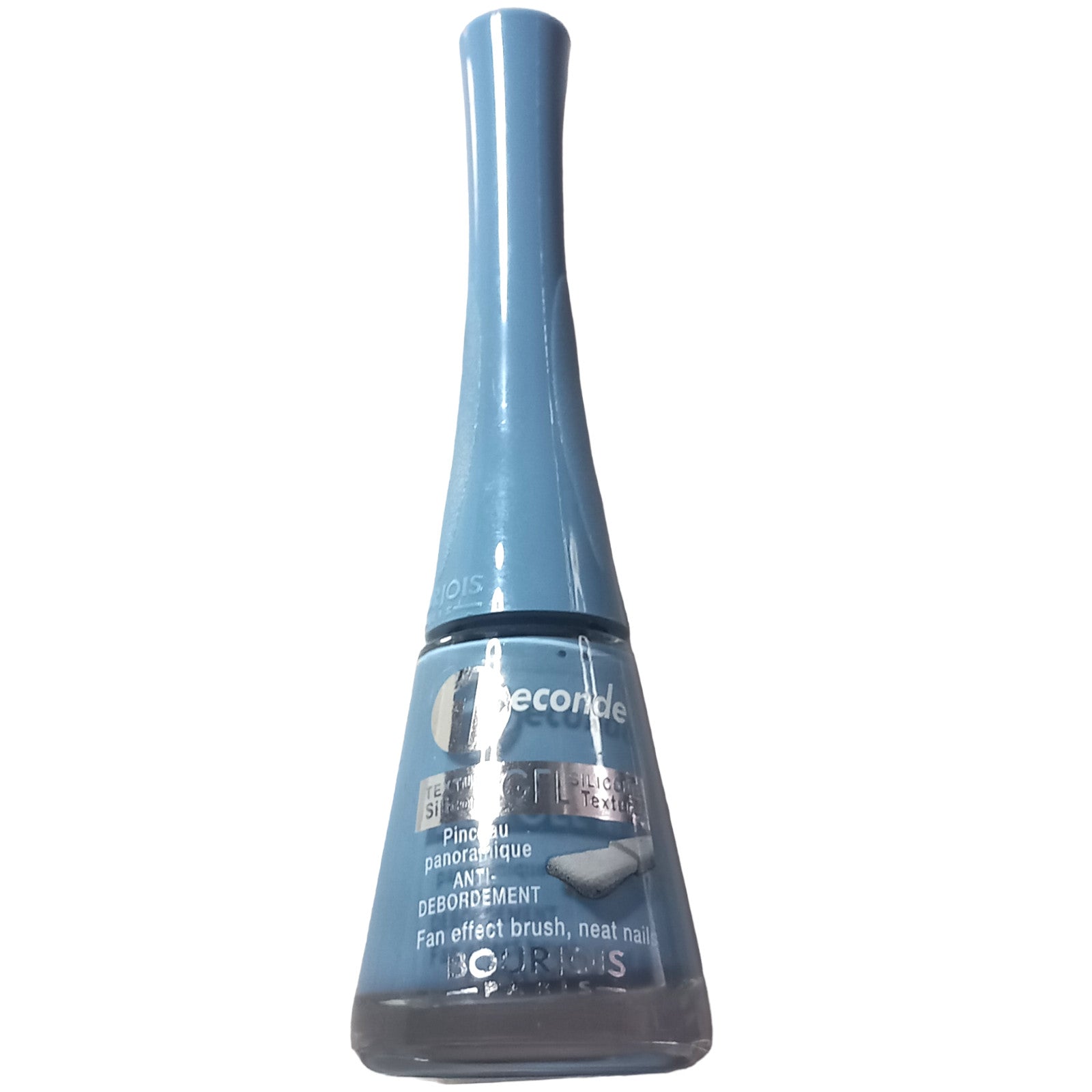 Bourjois Nail Polish Varnish 9ml 08 Bleu Water Texture Nails 1 Seconde Gel Tip