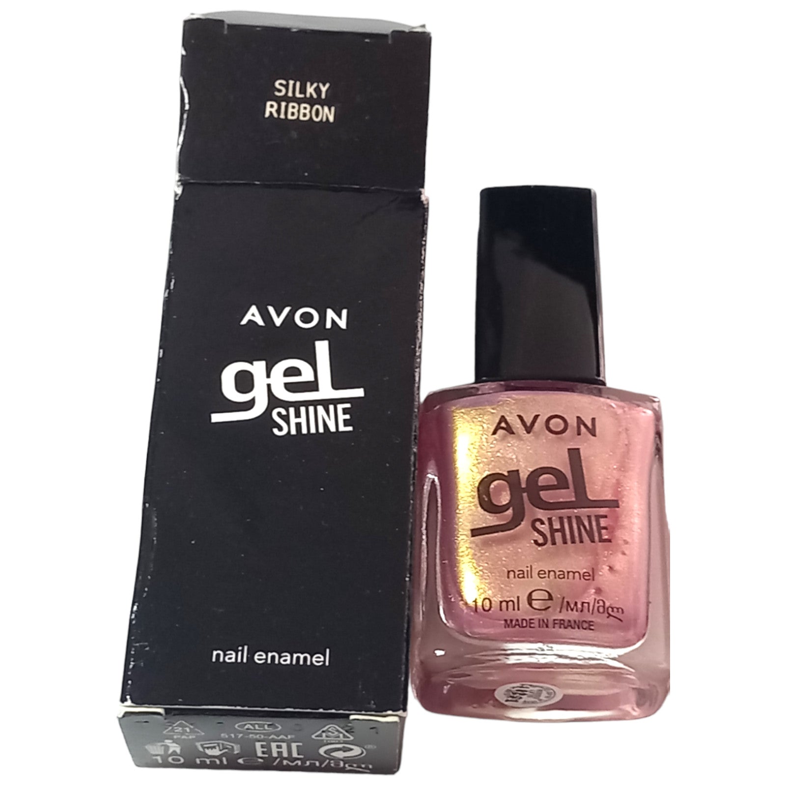 Avon Nail Polish Varnish 10ml Silky Ribbon Pink Gel Shine Enamel Colour Nails