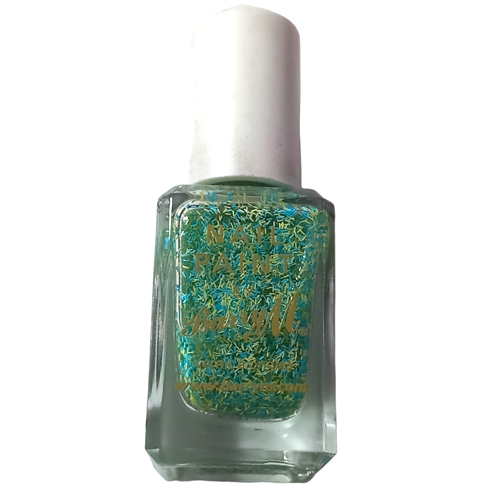 Barry M Nail Polish 10ml Sour Apple Confetti Paint Colour Sprinkles Nails Blue