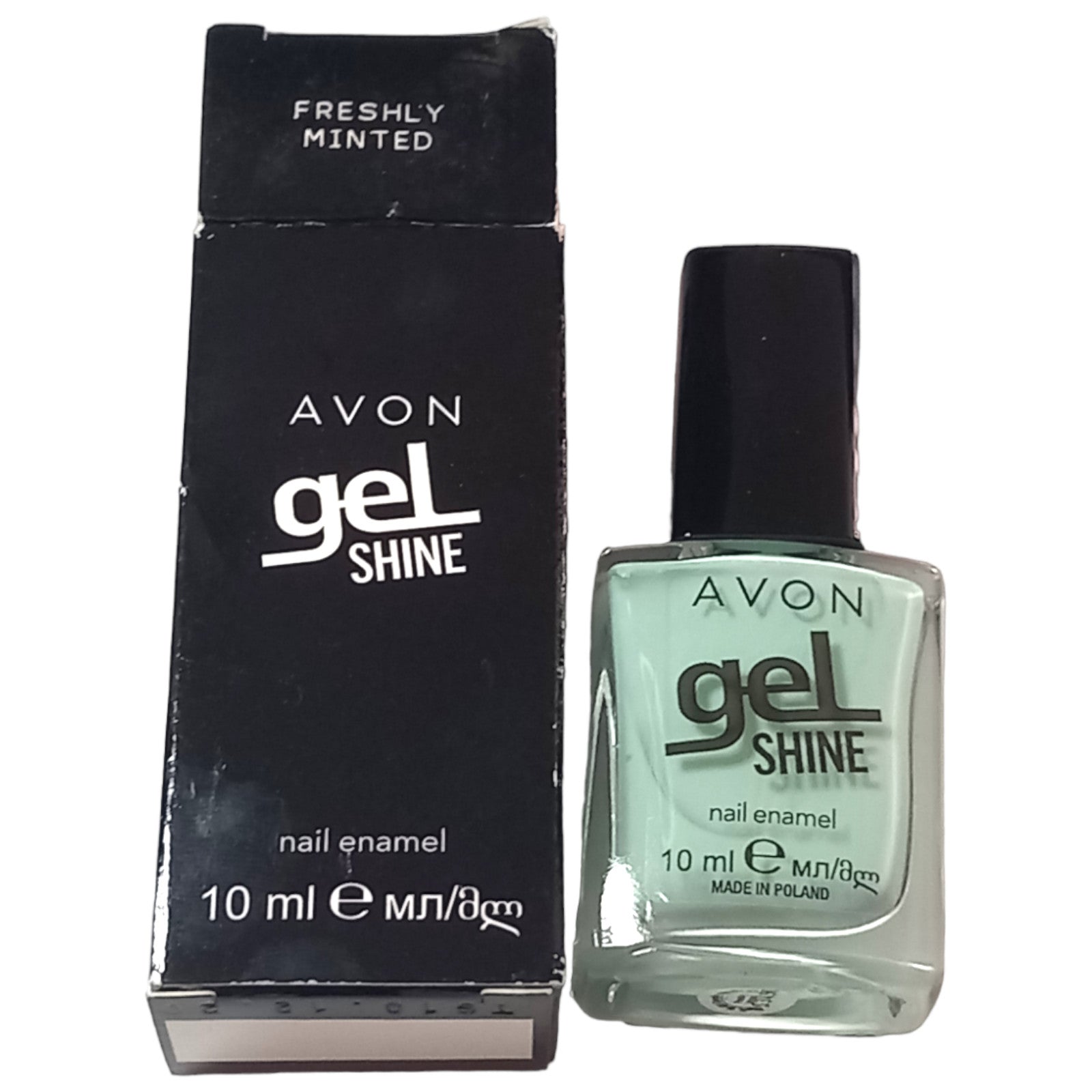 Avon Nail Polish Varnish 10ml Freshly Minted Green Gel Shine Enamel Colour Tip