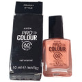 Avon Nail Polish Varnish 10ml Peachy Style Orange Pro Colour 60 Seconds Nails