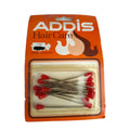 Addis Hair Pins Red 1x Pack of 15 Roller Styling Care Tips 6cm Fastener Metal