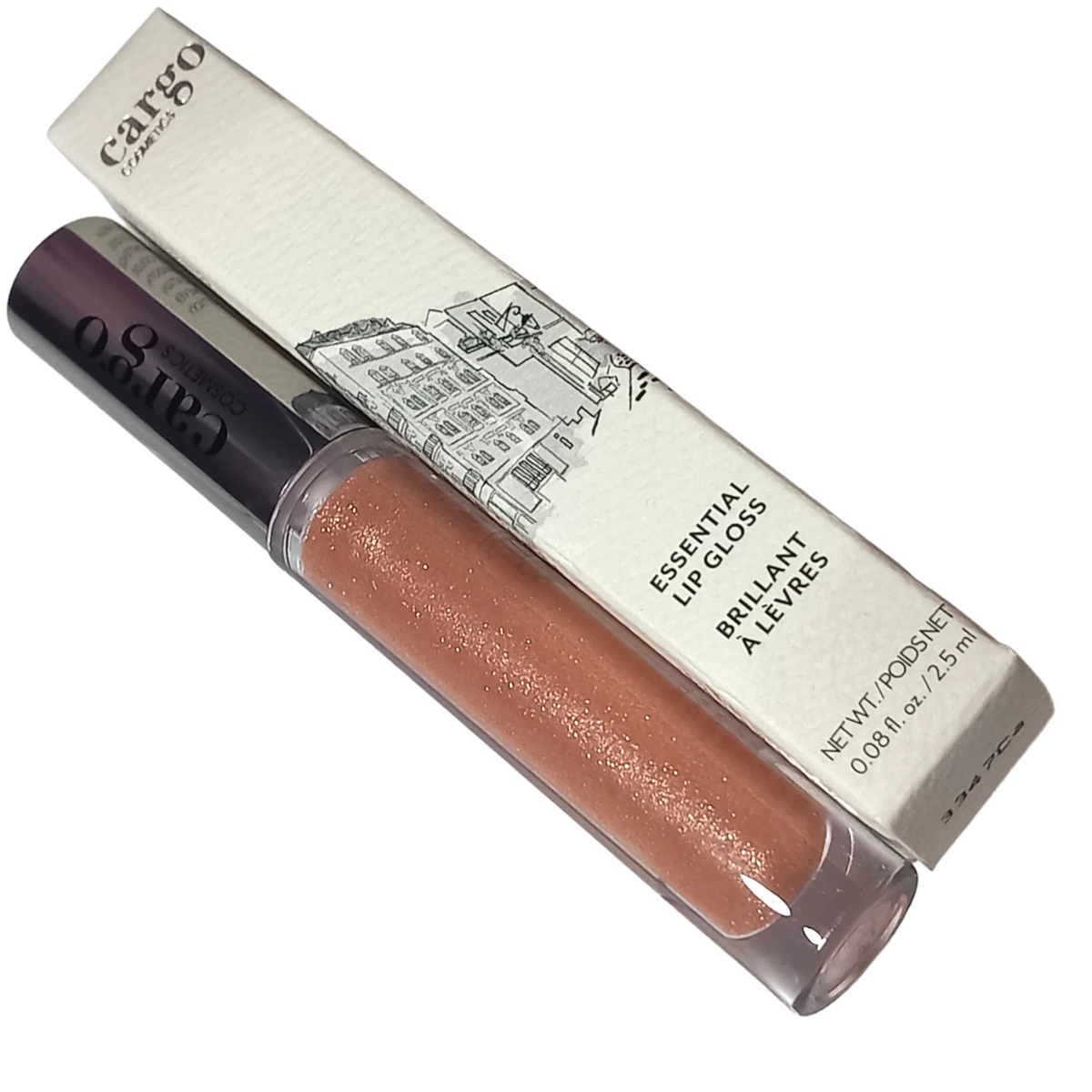 Cargo Essential Lip Gloss 14 Sahara Pink High Shine 2.5ml