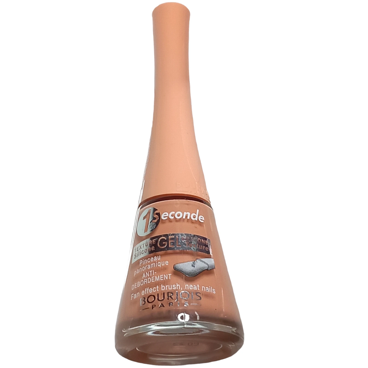 Bourjois Nail Polish Varnish 9ml 52 Jamais Saumon Vernis Texture 1Seconde Nails