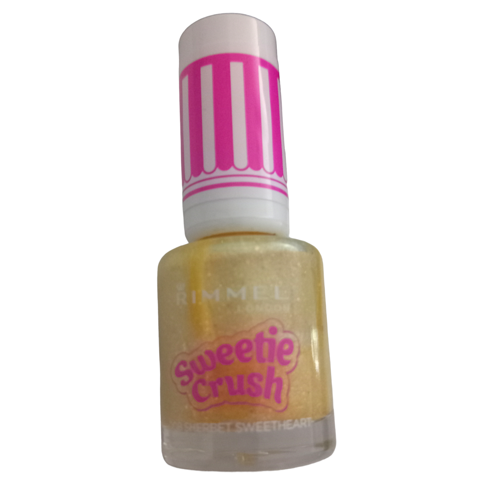 Rimmel Sweetie Crush Nail Polish - 8ml - 008 Sherbet Sweetheart - Yellow