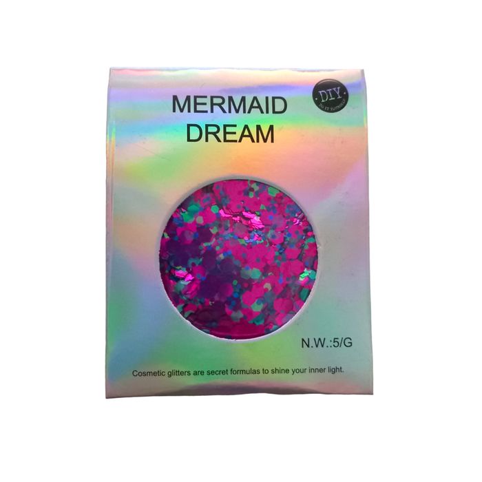 DIY Body Glitter Mermaid Dream