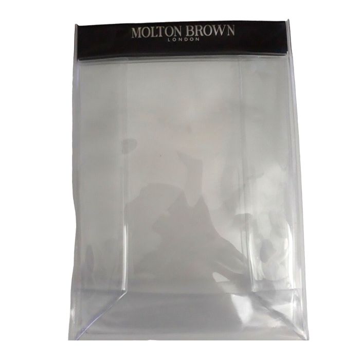 Molten Brown Clear Bag Small Gift Travel Carry Luggage Holiday
