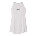 DKNY Logo Tank Top Large White Grey Stripe Genuine Authentic Ladies Women Strap