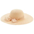 Kaleidoscope Sun Hat Bow Scarf Trim Weaved Woven Basket Headwear Summer Holiday