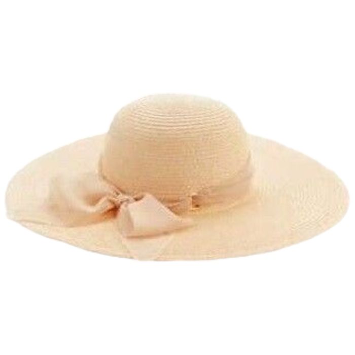 Kaleidoscope Sun Hat Bow Scarf Trim Weaved Woven Basket Headwear Summer Holiday
