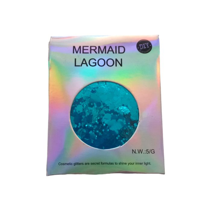 DIY Body Glitter Mermaid Lagoon