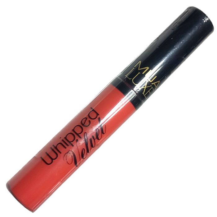 MUA Luxe Lip Gloss Chichi Whipped Velvet Academy Coral Colour