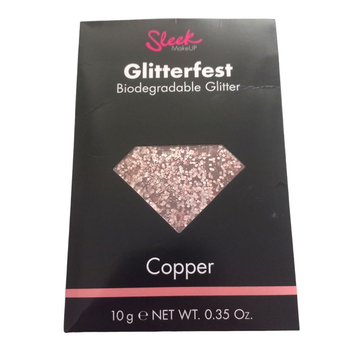 Sleek MakeUP Glitterfest Biodegradable Glitter Copper