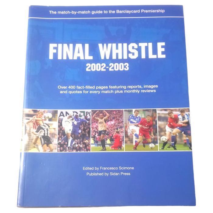 Final Whistle Season Review 2002-2003 Match Guide Barclaycard Premiership