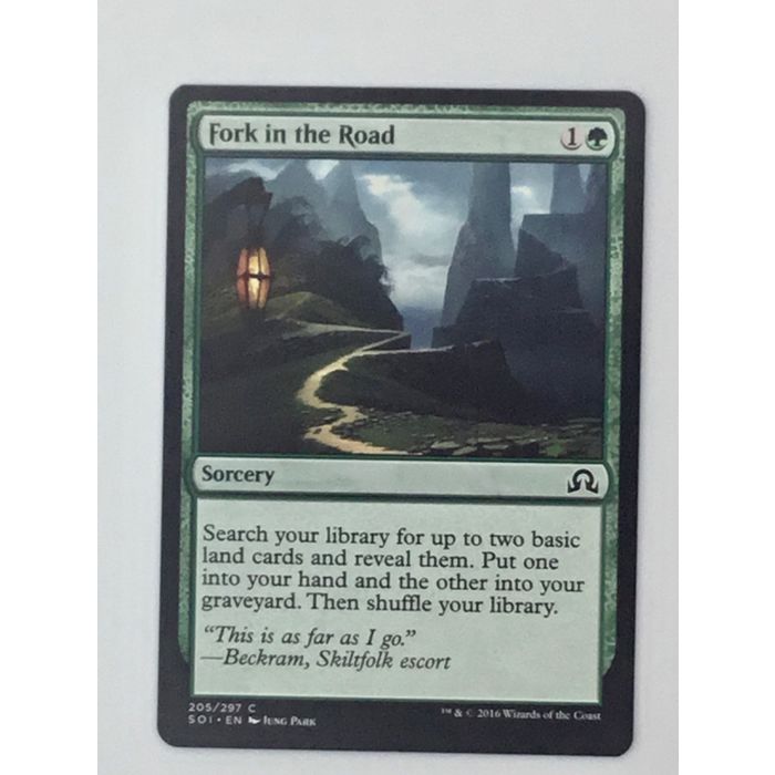 MTG Fork in the Road Sorcery 205/297 Shadows Over Innistrad Park 2016 Wizards