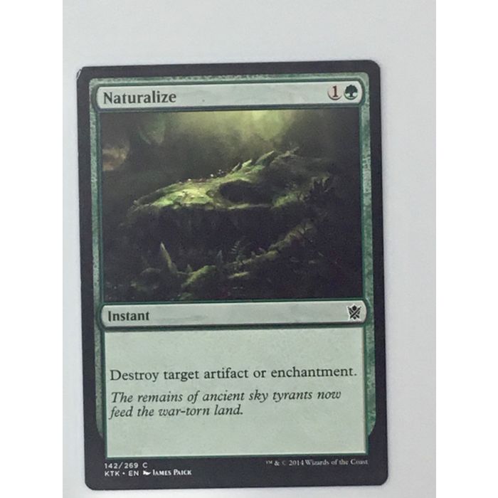 MTG Naturalize Instant 142/269 Khans of Tarkir James Paick 2014 Wizards Coast