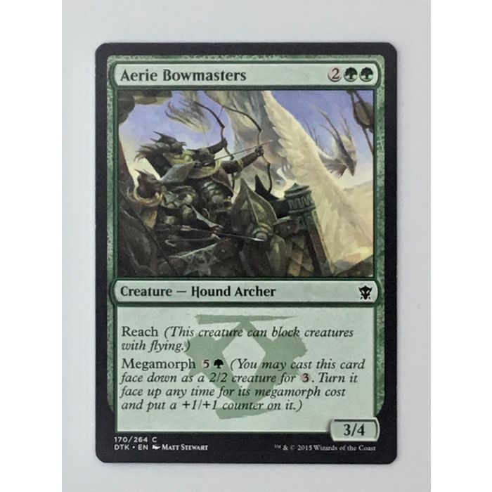 MTG Aerie Bowmasters Creature Hound Archer 170/264 Dragons of Tarkir Wizards