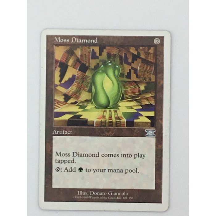 MTG Moss Diamond Artifact 6th Edition 301/350 Donato Giancola Wizards Coast