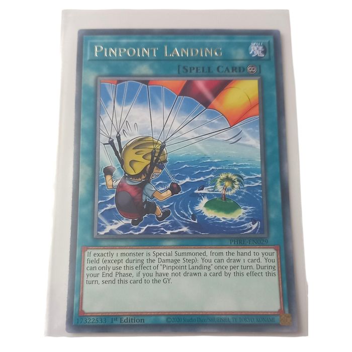 Pinpoint Landing PHRE-EN029 Rare 1st Edition NM Yu-Gi-Oh TCG Card Spell Konami