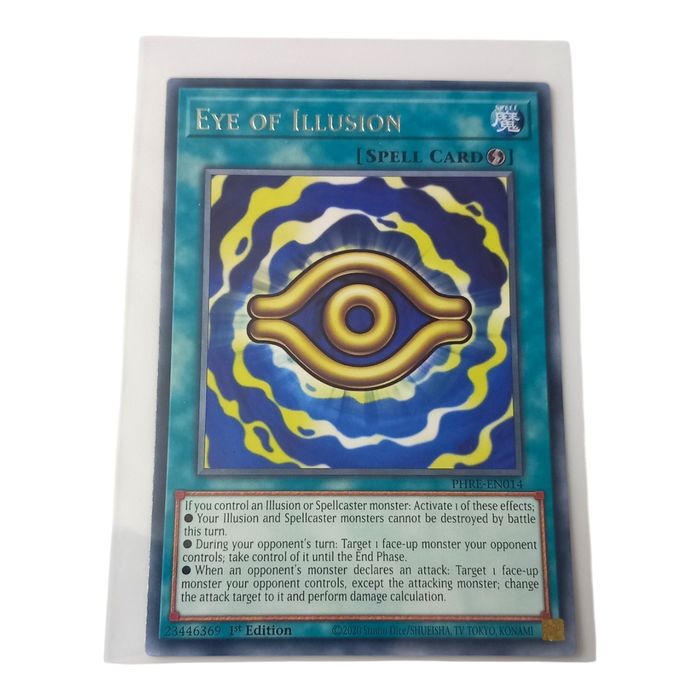 Yu-gi-oh TCG Phantom Revenge PHRE-EN014 Eye Of Illusion Rare NM Spell Card