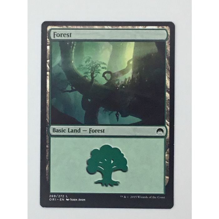 MTG Forest Basic Land 269/272 Magic Origins Avon 2015 Wizards of the Coast ORI