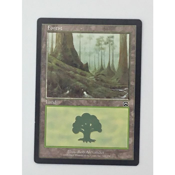 MTG Forest Land 348/350 Mercadian Masques Rob Alexander Wizards of the Coast