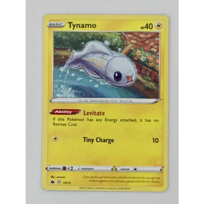 Tynamo 10/15 McDonalds 2022 Pokemon Card 602 Basic EleFish Electric Levitate