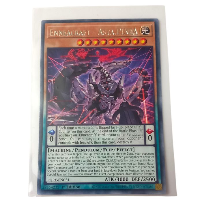 Enneacraft – Asta.Pikea PHRE-EN021 Rare 1st Edition NM Yu-Gi-Oh TCG Card Light