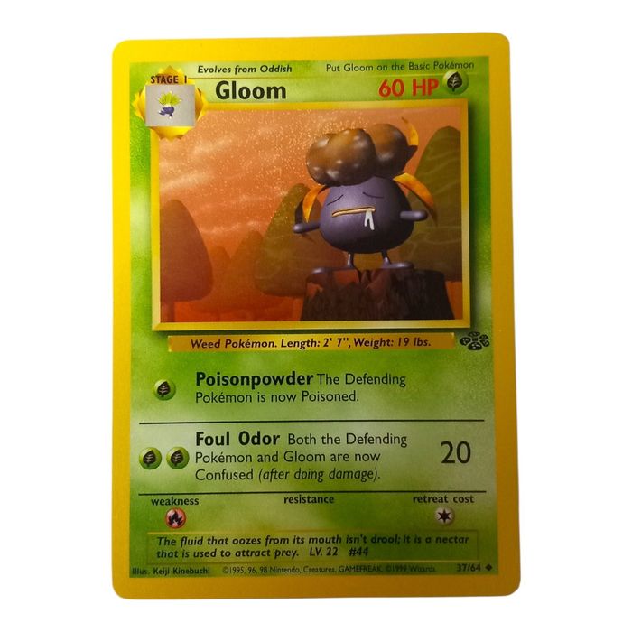 Gloom Jungle 37/64 Uncommon MP WOTC Pokémon Card