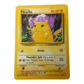 Pokémon Pikachu 58/102 Base Set MP Common WOTC Basic Regular