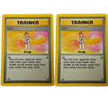 Pokémon TCG Lass Trainer x2 – Base Set 75/102 – Rare – WOTC