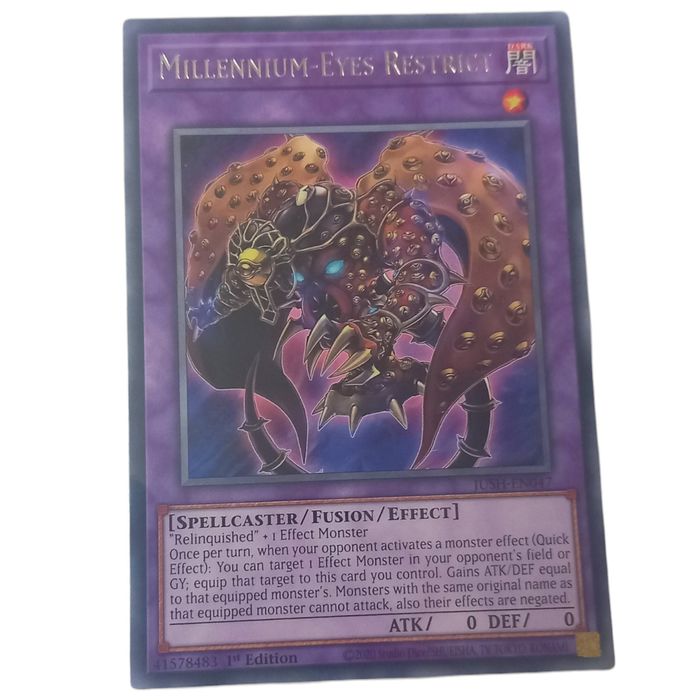 Millennium-Eyes Restrict JUSH-EN017 Rare 1st Ed Near Mint Yu-Gi-Oh TCG Card