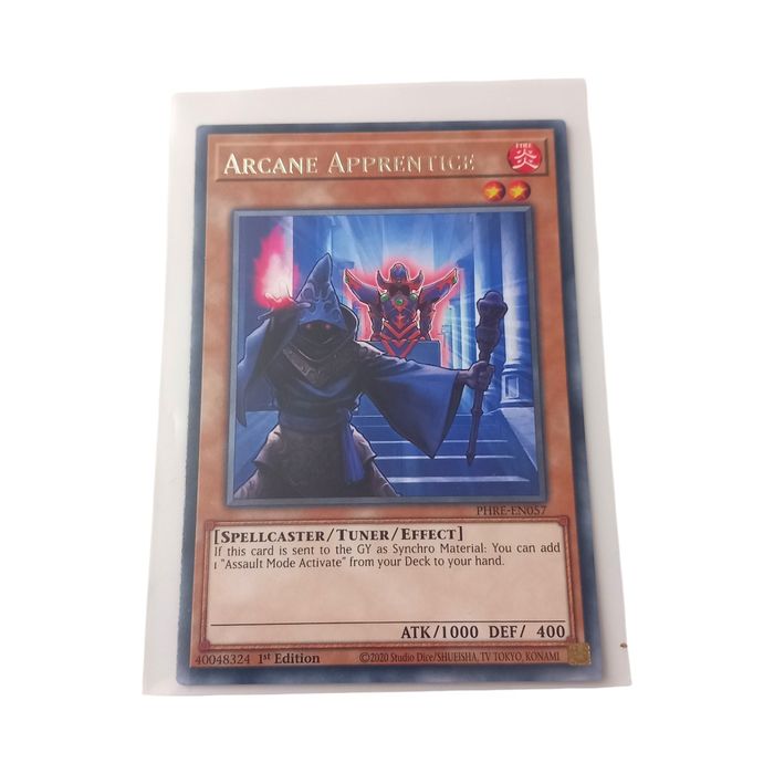 Arcane Apprentice PHRE-EN057 Rare 1st Edition NM Yu-Gi-Oh TCG Card Regular