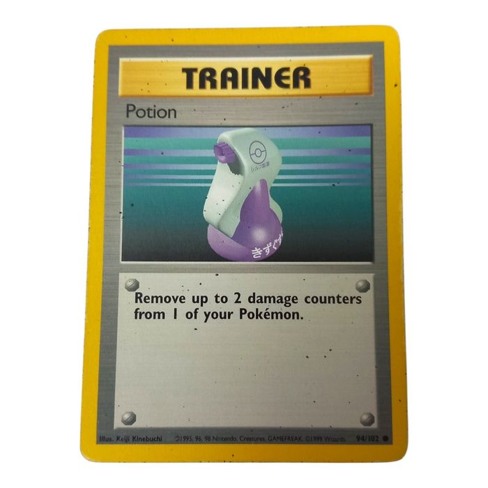 Pokémon TCG Potion Trainer – Base Set 94/102 – WOTC – MP – Tracked 48
