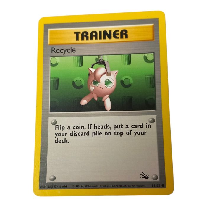 Recycle 61/62 Fossil Set - LP - WOTC Pokemon TCG Card WOTC