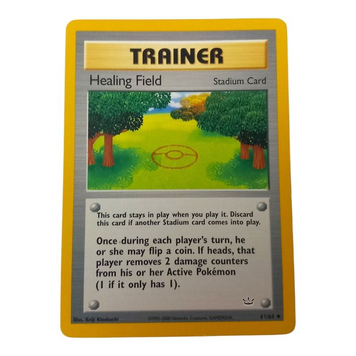 Pokémon TCG Healing Field Stadium – Neo Revelation 61/64 – WOTC – MP