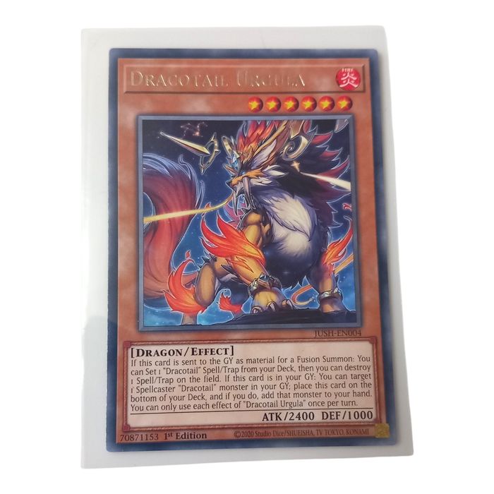 Dracotail Urgula JUSH-EN004 Ultra Rare 1st Edition NM Yu-Gi-Oh TCG