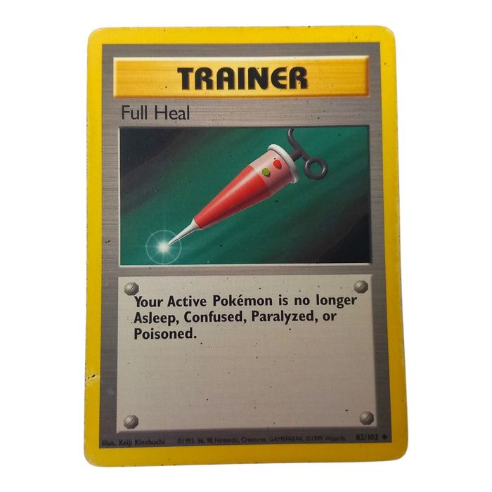 Pokémon TCG Full Heal Trainer – Base Set 82/102 – Uncommon – WOTC