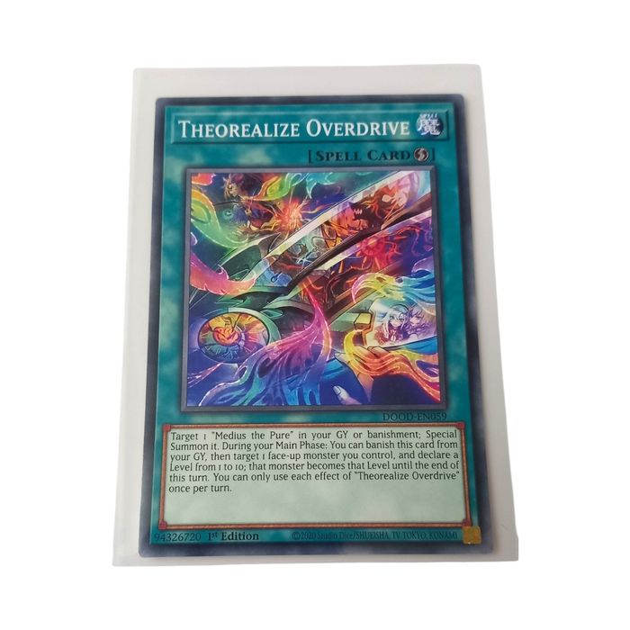 Theorealize Overdrive DOOD-EN059 Rare 1st Edition NM Yu-Gi-Oh TCG Card Spell