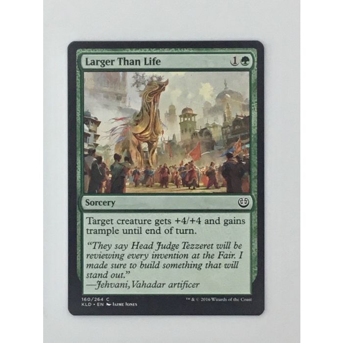 MTG Larger Than Life Sorcery Kaladesh 160/264 Wizards of the Coast 2016 Magic NM