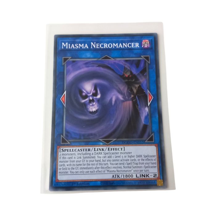 Miasma Necromancer DOOD-EN052 Rare 1st Edition NM Yu-Gi-Oh TCG Card Dark Link-2