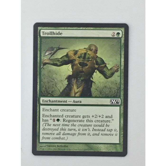 MTG Trollhide Enchantment Aura Magic 2012 M12 199/249 Wizards of the Coast NM
